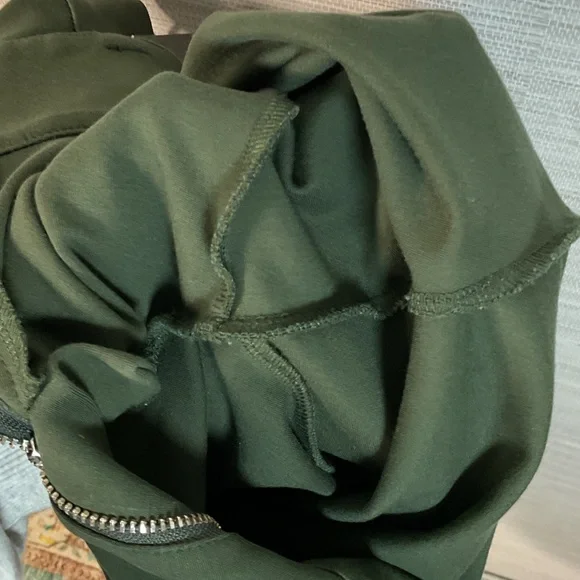 Derek Lam 10 Crosby Knit Front Seam Forest Green Jogger Pants Small - Picture 6 of 11